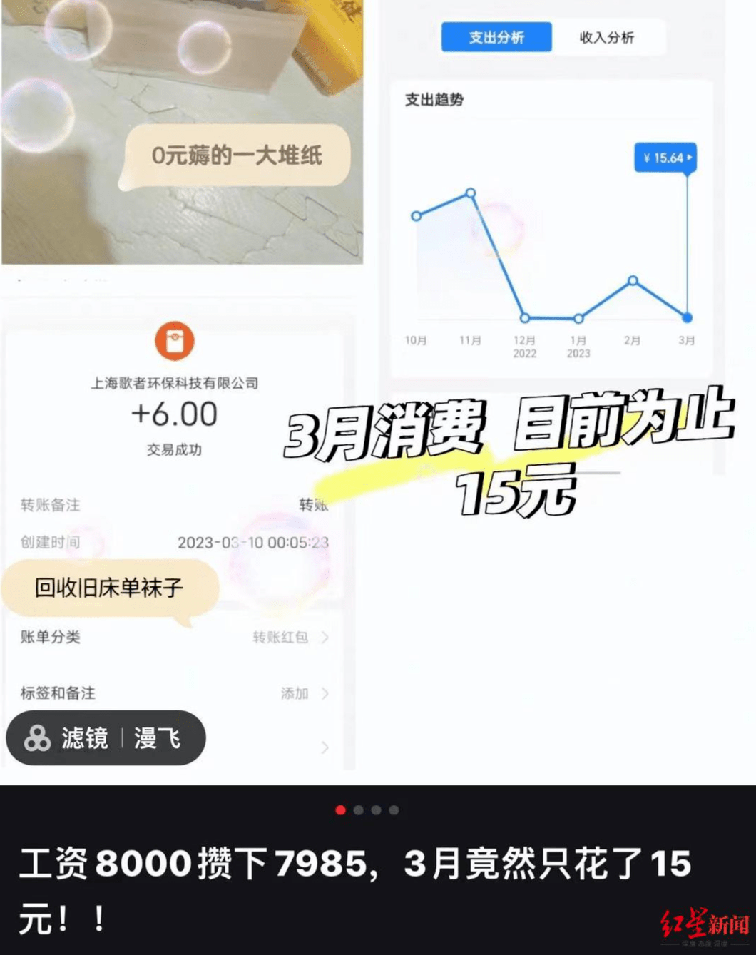 工资8000元攒下7985元！24岁女生自制“退休倒计时日历”
