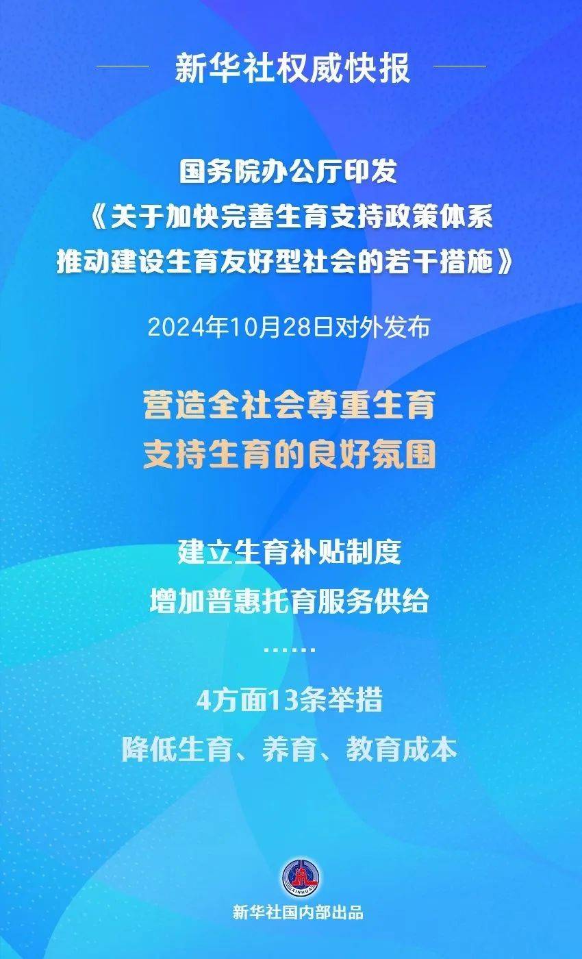 最新！一系列生育支持措施来了