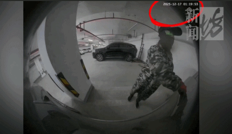 上海一小区车库出现蒙面人,“完美躲过”45个监控探头…...警方提醒